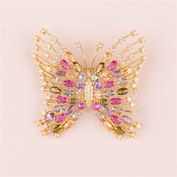 Brosche Ultima Edizione Dame in Silber SA00380 - SA00380